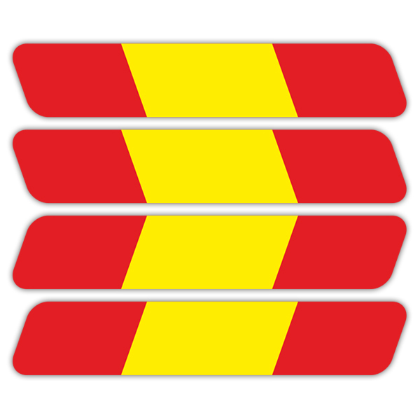 Aufkleber: Kit Helm Spanien Flagge