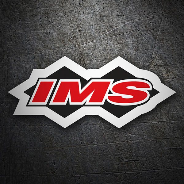 Aufkleber: Logo IMS in Rot