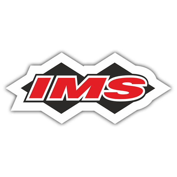 Aufkleber: Logo IMS in Rot