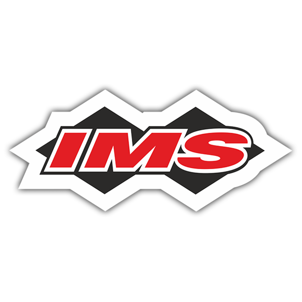 Aufkleber: Logo IMS in Rot