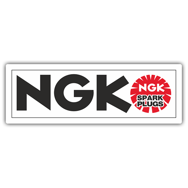 Aufkleber: NGK Spark Logo