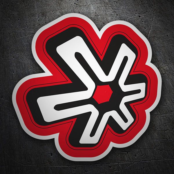 Aufkleber: Asterisk mit Stern