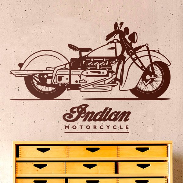 Wandtattoos: Indian Motorcycle Scout Sixty