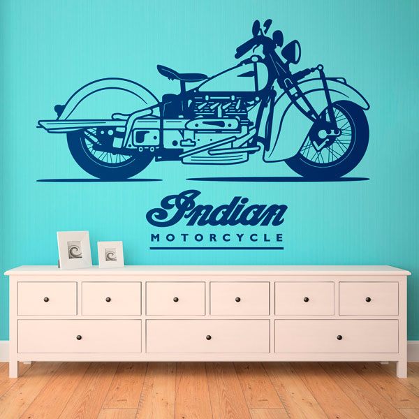 Wandtattoos: Indian Motorcycle Scout Sixty