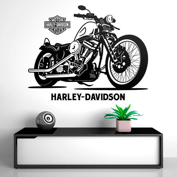 Wandtattoos: Harley Davidson Dyna Wide Glide 