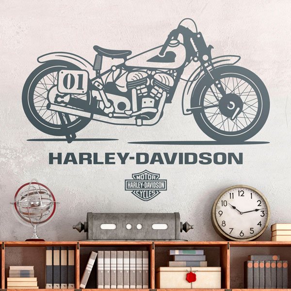 Wandtattoos: Harley Davidson WLDR-1941