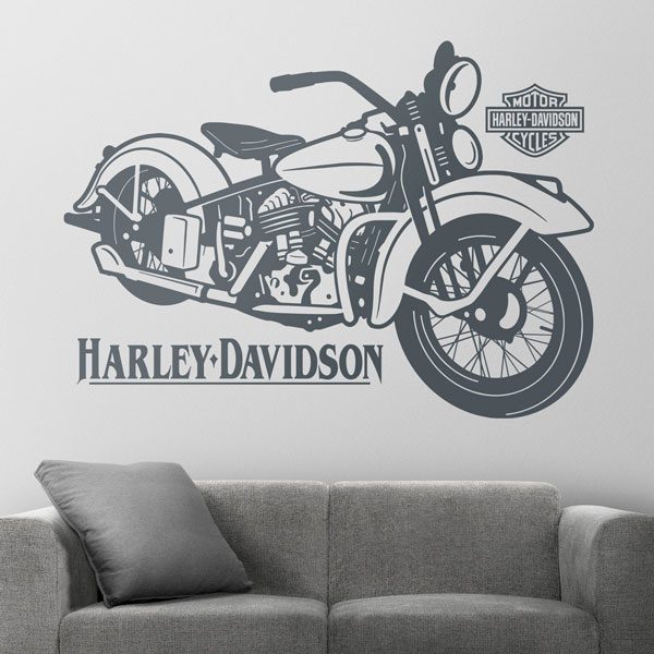 Wandtattoos: Harley Davidson Clásica II