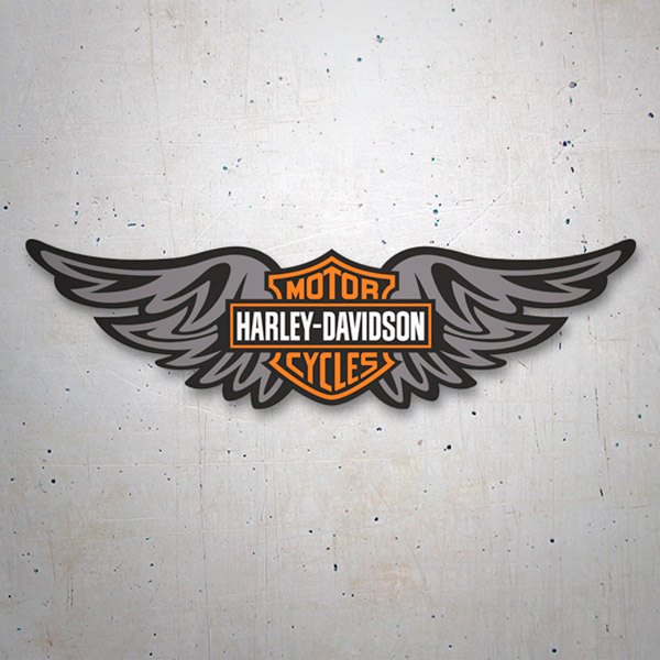 Aufkleber: Harley Davidson, Cartoon