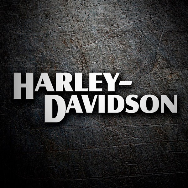 Aufkleber: Name Harley Davidson