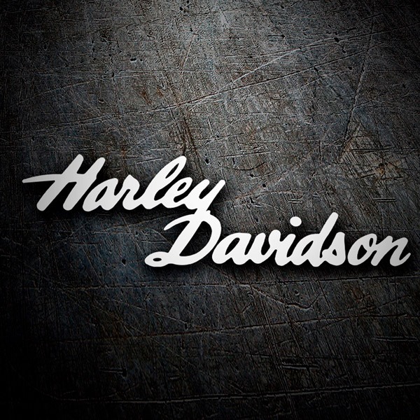 Aufkleber: Harley Davidson Unterschrift III
