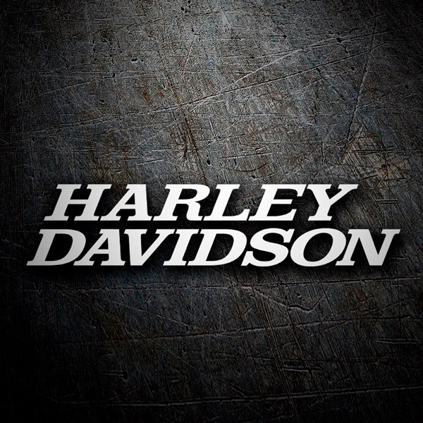 Aufkleber: Harley Davidson name