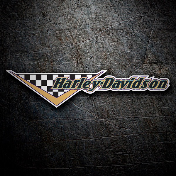 Aufkleber: Harley Davidson Zielflagge