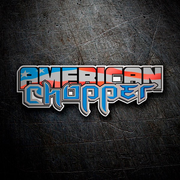 Aufkleber: Harley Davidson American chopper