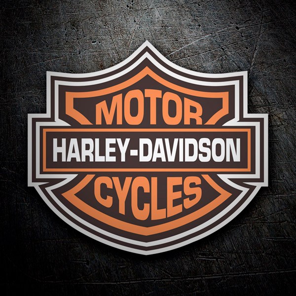 Aufkleber: Harley Davidson Schild