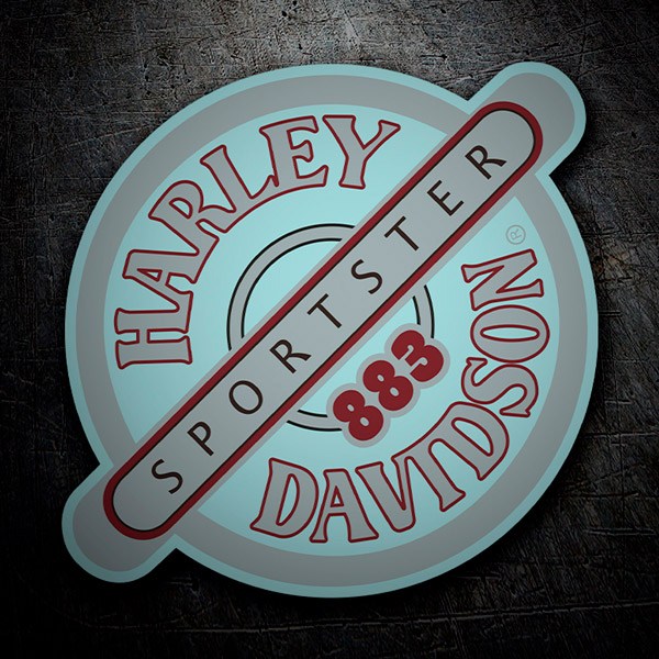 Aufkleber: Harley Davidson Sportster 883