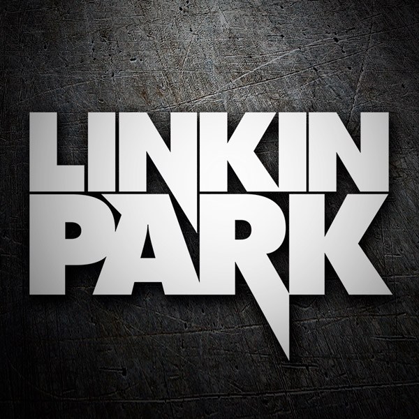 Aufkleber: Logo Linkin Park in stilisierter Schriftart