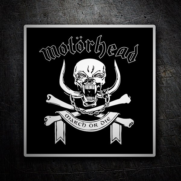 Aufkleber Motörhead - Snaggletooth Schwarz