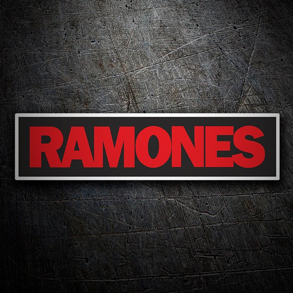 Aufkleber: Ramones Red