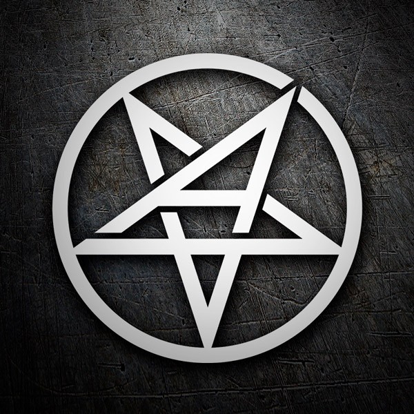 Aufkleber: Anthrax-Logo mit stilisiertem Pentagramm