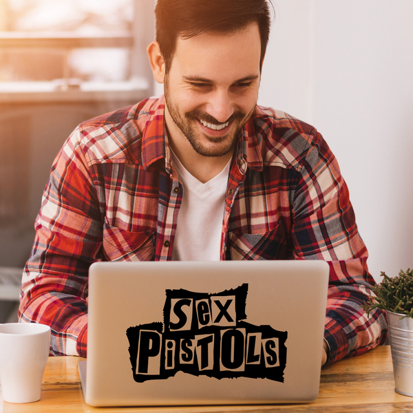 Aufkleber: Sex Pistols im Collagestil