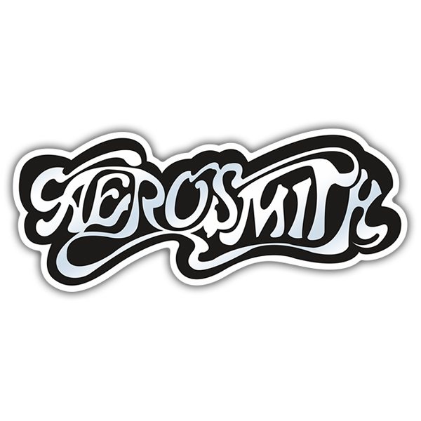 Aufkleber: Logo Aerosmith in stilisierter Schriftart