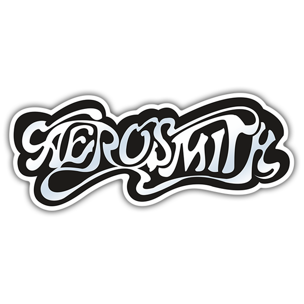Aufkleber: Logo Aerosmith in stilisierter Schriftart