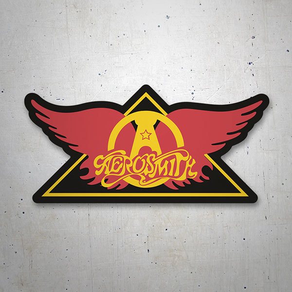Aufkleber: Logo Aerosmith Klassisch im Dreieck