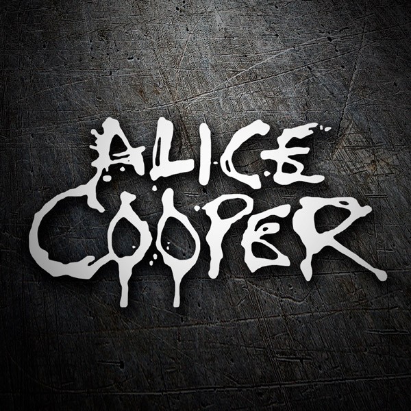 Aufkleber: Alice Cooper Logo mit stilisierter Schrift