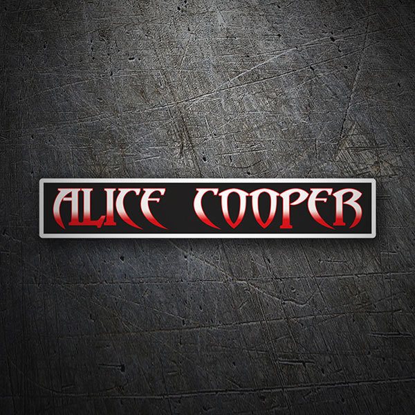 Aufkleber: Alice Cooper