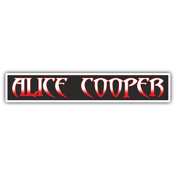 Aufkleber: Alice Cooper