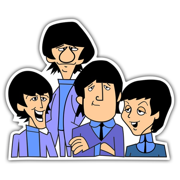Aufkleber: The Beatles Animiert