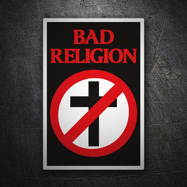 Aufkleber: Bad Religion mit Crossbuster