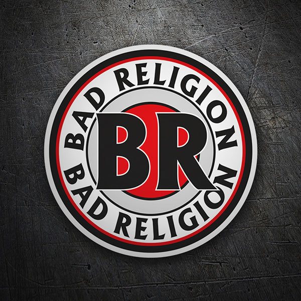 Aufkleber: Bad Religion Briefmarke