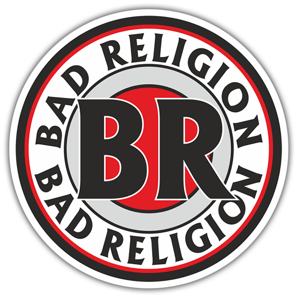 Aufkleber: Bad Religion Briefmarke 0