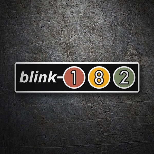 Aufkleber: Blink 182 Retro