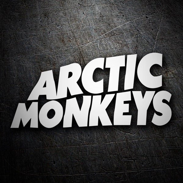 Aufkleber: Arctic Monkeys in Dynamischer Schriftart