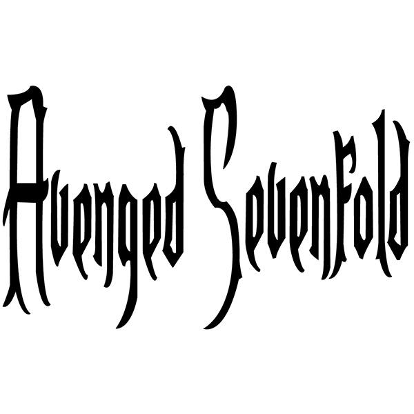 Aufkleber: Avenged Sevenfold Classic