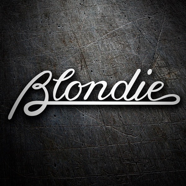 Aufkleber: Blondie