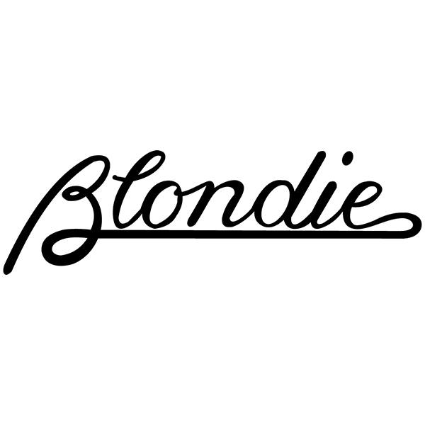 Aufkleber: Blondie