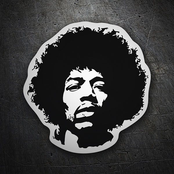 Aufkleber: Jimi Hendrix Classic
