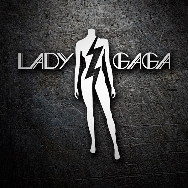 Aufkleber: Lady Gaga 0