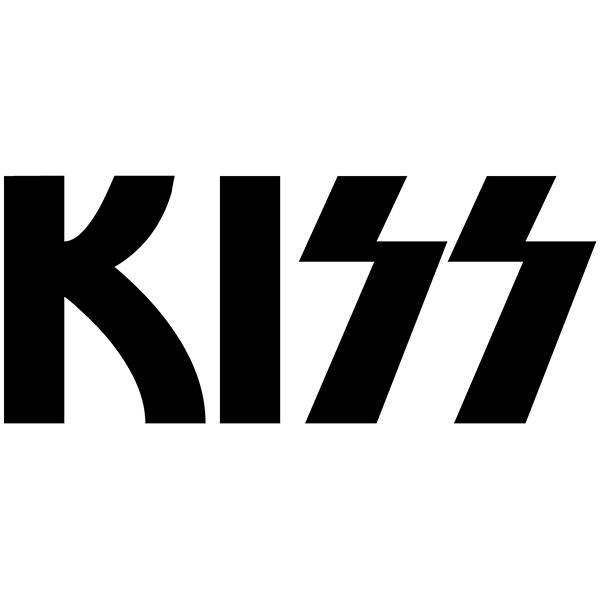 Aufkleber: Kiss Logo