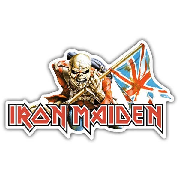 Aufkleber: Iron Maiden - The Trooper