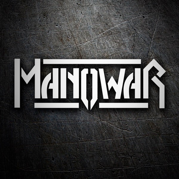 Aufkleber: Manowar Logo 0