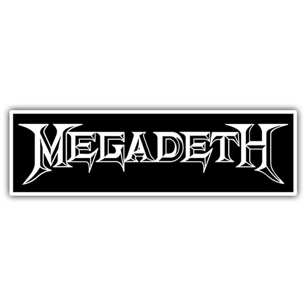 Aufkleber: Megadeth Logo