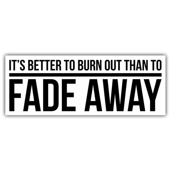 Aufkleber: Kurt Cobain - Fade Away