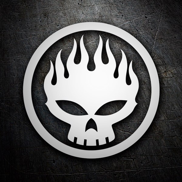 Aufkleber: The Offspring Schädel