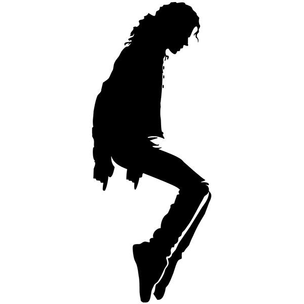 Aufkleber: Michael Jackson Silhouette