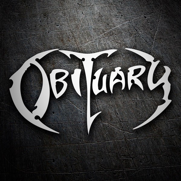 Aufkleber: Obituary