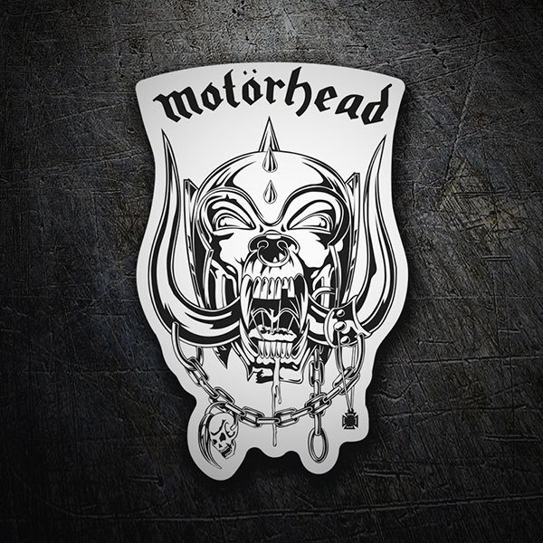 Aufkleber: Motörhead - Snaggletooth Weiß